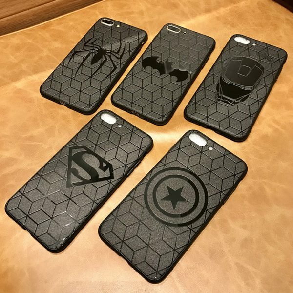 Marvel Avengers Captain America Shield Superhero Case for iPhone 6s 7 8 Plus X 10 XS Max XR Silicone Rubber Cover Ironman coque - Image 5