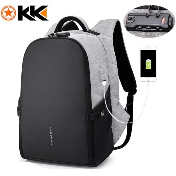 Men Anti theft Backpack 15.6" Laptop Backpacks Teenage Backpack Schoolbag Male Women Mochila Water repellent Large Capacity KAKA