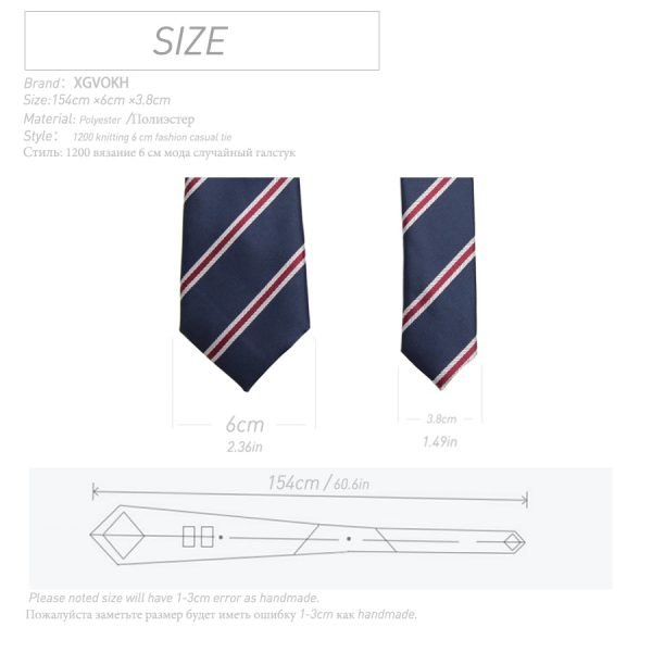 Men ties necktie Men's vestidos business wedding tie Male Dress legame gift gravata England Stripes JACQUARD WOVEN 6cm - Image 2
