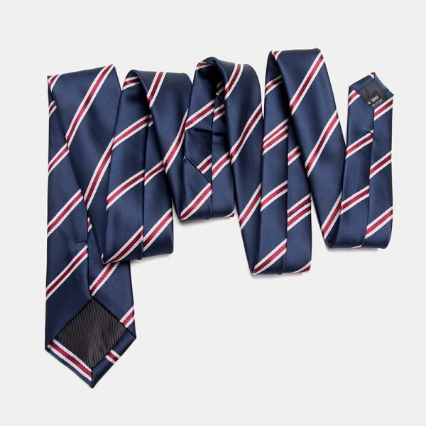Men ties necktie Men's vestidos business wedding tie Male Dress legame gift gravata England Stripes JACQUARD WOVEN 6cm - Image 3