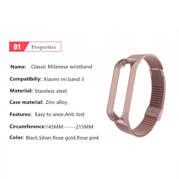 Mi Band 3 Wrist Strap Metal Screwless Stainless Steel For Xiaomi Mi Band 3 Strap Bracelet Miband 3 Wristbands Pulseira Miband3 - Image 3