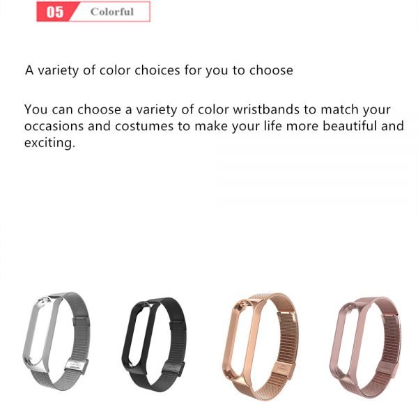 Mi Band 3 Wrist Strap Metal Screwless Stainless Steel For Xiaomi Mi Band 3 Strap Bracelet Miband 3 Wristbands Pulseira Miband3 - Image 4