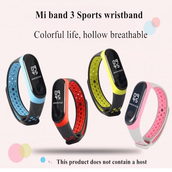 Mi Band 3 strap sport Silicone watch wrist Bracelet miband3 strap accessories Mi band3 bracelet smart for Xiaomi mi band 3 strap - Image 2