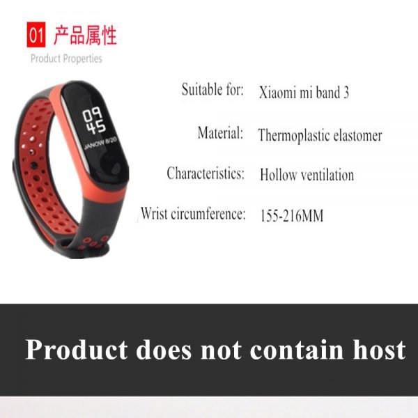 Mi Band 3 strap sport Silicone watch wrist Bracelet miband3 strap accessories Mi band3 bracelet smart for Xiaomi mi band 3 strap - Image 3