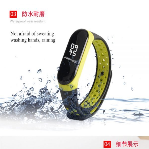 Mi Band 3 strap sport Silicone watch wrist Bracelet miband3 strap accessories Mi band3 bracelet smart for Xiaomi mi band 3 strap - Image 4