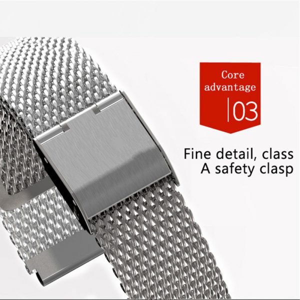 Mi band 3 Strap Metal for Xiaomi Mi Band 3 Bracelet Screwless Xiaomi Mi Band 3 Bracelet Correa Xiomi MiBand 3 Wrist Band Steel - Image 3