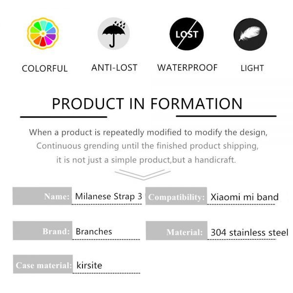 Mi band 3 Strap Metal for Xiaomi Mi Band 3 Bracelet Screwless Xiaomi Mi Band 3 Bracelet Correa Xiomi MiBand 3 Wrist Band Steel - Image 5