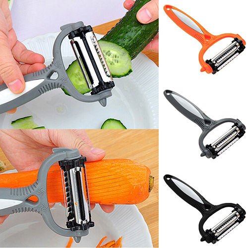 Multifunctional 360 Degree Rotary Kitchen Tool Vegetable Fruit Potato Carrot Peeler Grater Turnip Cutter Slicer Melon Gadget - Image 3