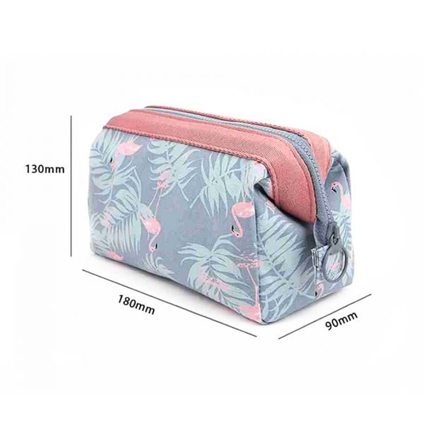 New Arrive Flamingo Cosmetic Bag Women Necessaire Make Up Bag Travel Waterproof Portable Makeup Bag Toiletry Kits - Image 2
