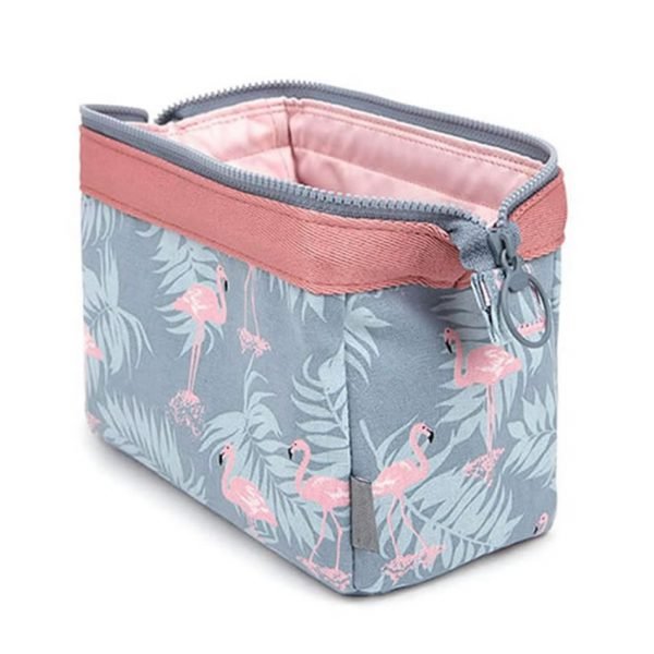 New Arrive Flamingo Cosmetic Bag Women Necessaire Make Up Bag Travel Waterproof Portable Makeup Bag Toiletry Kits - Image 4