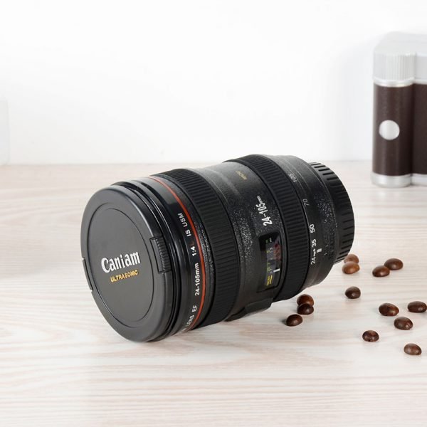 New Caniam SLR Camera Lens 24-105mm 1:1 Scale Plastic Coffee Tea MUG 400ML Creative Cups And Mugs With Lid M102 MUG-09 - Image 4