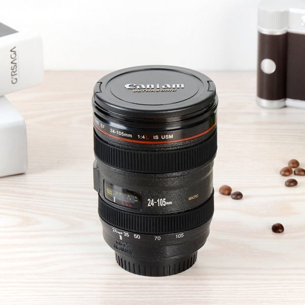 New Caniam SLR Camera Lens 24-105mm 1:1 Scale Plastic Coffee Tea MUG 400ML Creative Cups And Mugs With Lid M102 MUG-09 - Image 5