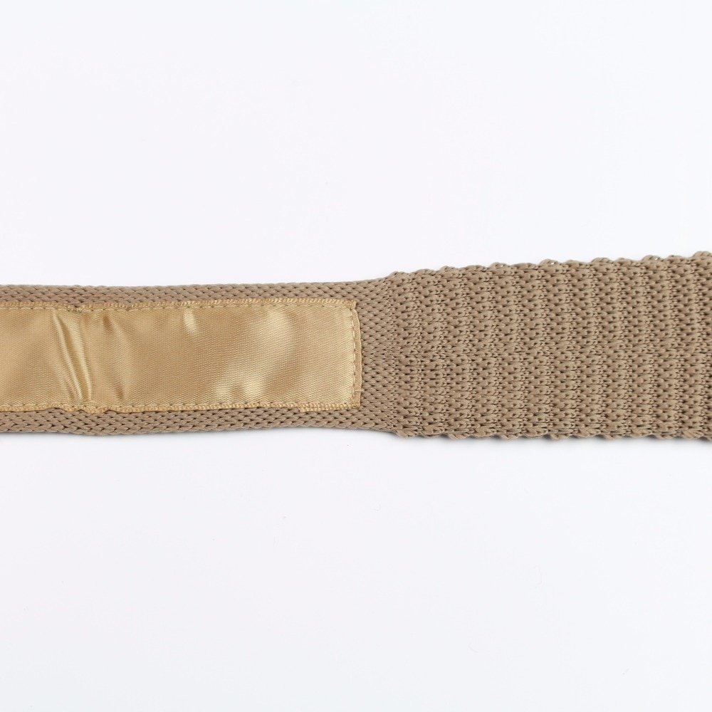 New Knitted Knit Leisure Triangle Striped Ties Normal Sharp Corner Neck Ties Men Classic Woven Designer Cravat - Image 5