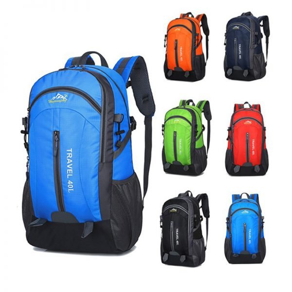 New Men Backpack USB Charging 40L Large Capacity Out Door For Male Bag Waterproof Casual Backpacks Unisex Black Travel Backpacks - Image 4