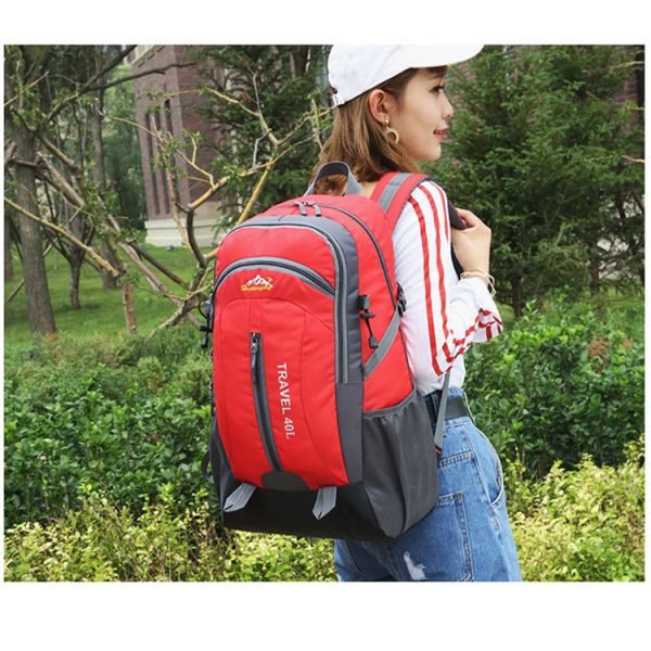 New Men Backpack USB Charging 40L Large Capacity Out Door For Male Bag Waterproof Casual Backpacks Unisex Black Travel Backpacks - Image 6