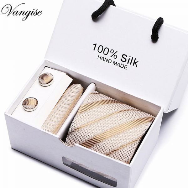 New Plaid  men ties set  Extra Long Size 145cm*8cm Necktie navy blue Paisley Silk Jacquard Woven Neck Tie Suit Wedding Party - Image 6
