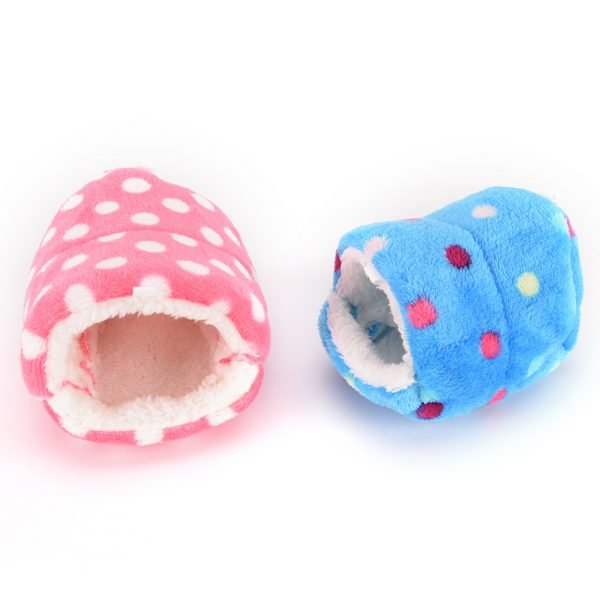 New S-L 3 Size Pig/Cat/Dog Chinchillas Squirrel Bed Nest Hamster House Cage Accessories Mini Animals Hamster Bed Cotton Pet Nest - Image 2