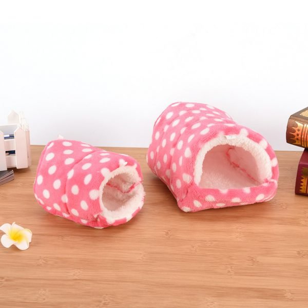 New S-L 3 Size Pig/Cat/Dog Chinchillas Squirrel Bed Nest Hamster House Cage Accessories Mini Animals Hamster Bed Cotton Pet Nest - Image 3