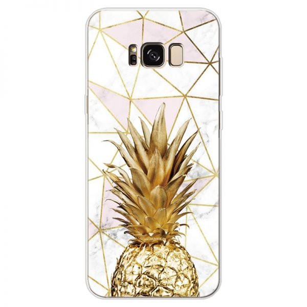 Pineapple Cover For Samsung Galaxy A30 A50 J2 J7 Prime S6 S7 Edge S8 S9 Plus A3 A5 A6 A8 Note 8 9 2016 2017 2018 Marble TPU Case - Image 2