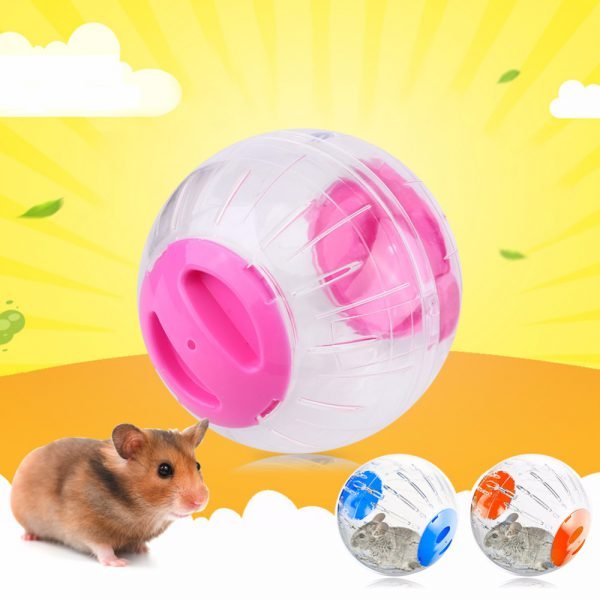 Plastic Pet Round Ball Animal Hamster Mice Toy Transparent Hamster Ball Dog Special Toy Ball Small Animals Cage Accessories - Image 2