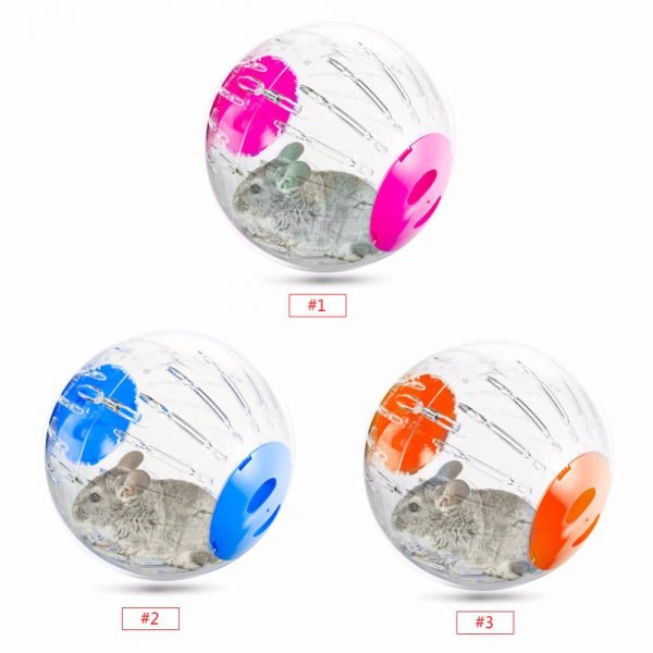 Plastic Pet Round Ball Animal Hamster Mice Toy Transparent Hamster Ball Dog Special Toy Ball Small Animals Cage Accessories