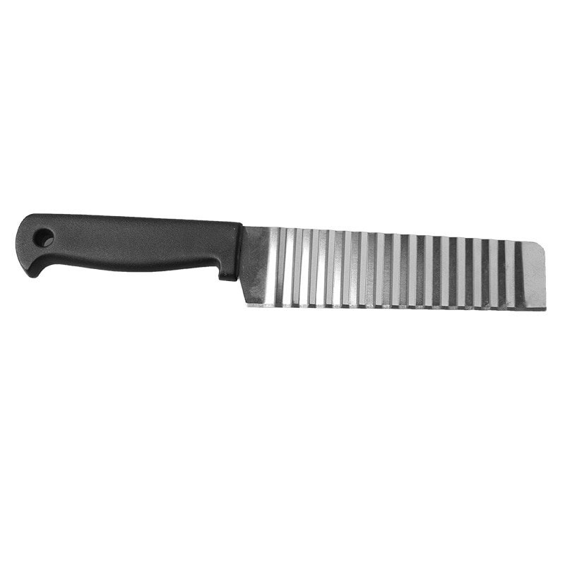 Potato French Fry Cutter Stainless Steel Kitchen Accessories Serrated Blade Easy Slicing Banana Fruits Potato Wave Knife Chopper - Image 4