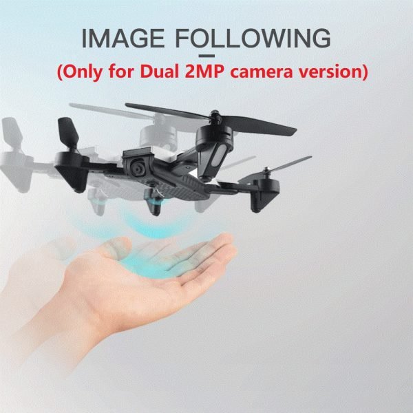 Professional Selfie Drone Optical Follow Me RC Quadcopter with Dual Camera HD 1080P FPV Helicopter VS VISUO XS809S SG700 E58 - Image 5