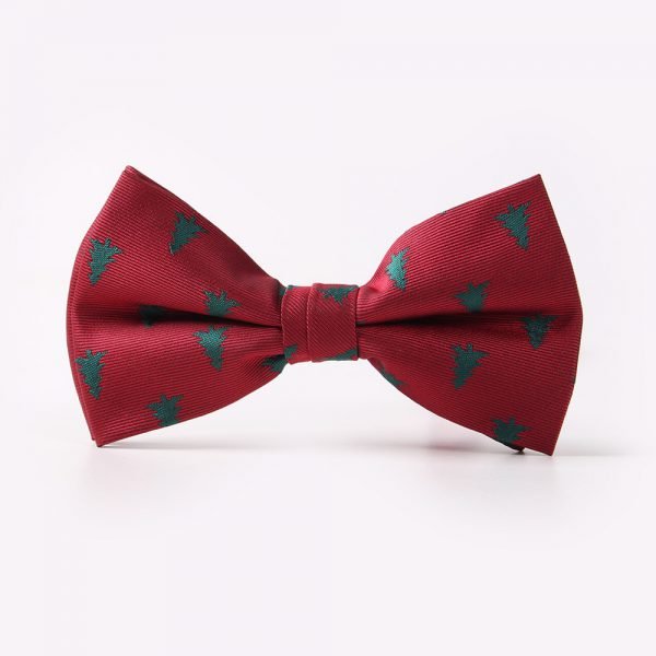 RBOCOTT Christmas Bow Tie Men's Fashion Black Bowtie Red For Festival Green Tree Santa Claus Snowflake Bow Ties For Accessories - Image 2