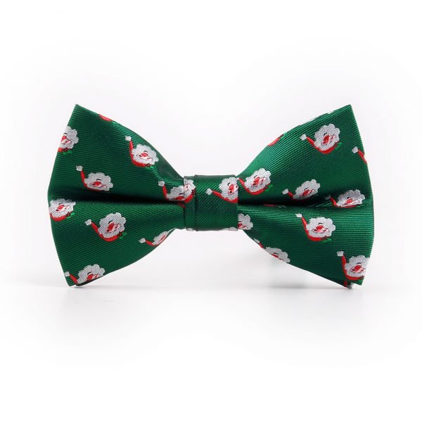 RBOCOTT Christmas Bow Tie Men's Fashion Black Bowtie Red For Festival Green Tree Santa Claus Snowflake Bow Ties For Accessories - Image 4