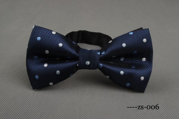RBOCOTT Men's Bow Tie Gold Paisley Bowtie Business Wedding Bowknot Dot Blue And Black Bow Ties For Groom Party Accessories - Image 2