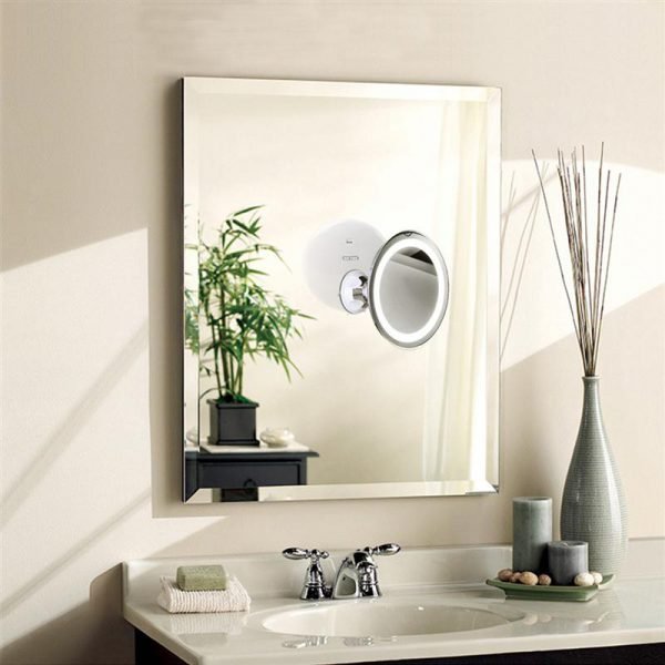 RUIMIO 7X Magnifying Makeup Mirror Cosmetic LED Locking Suction Cup Bright Diffused Light 360 Degree Rotating Cosmetic Makeup - Image 4