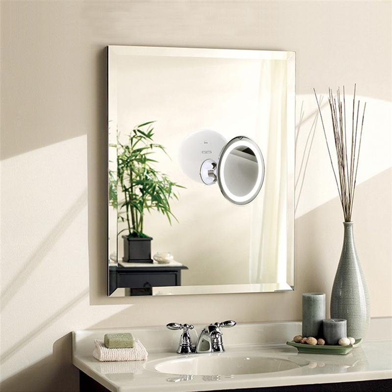 RUIMIO 7X Magnifying Makeup Mirror Cosmetic LED Locking Suction Cup Bright Diffused Light 360 Degree Rotating Cosmetic Makeup - Image 4