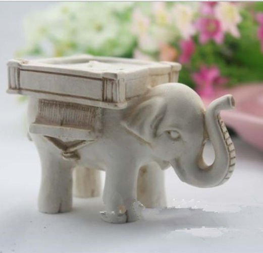 Retro Elephant Tea Light Candle Holder Candlestick Wedding Home Decor Crafts tea light holders owl tealight holder - Image 2