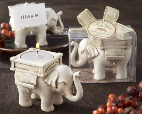 Retro Elephant Tea Light Candle Holder Candlestick Wedding Home Decor Crafts tea light holders owl tealight holder