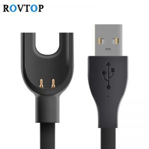 Rovtop Chargers For Xiaomi Mi Band 2 3 Charger Cable Data Cradle Dock Charging Cable For Xiaomi MiBand 2 3 USB Charger Line Z3