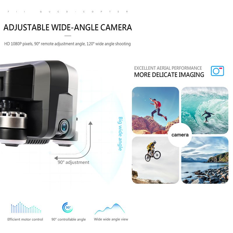 SJRC F11 GPS Drone With Wifi FPV 1080P Camera Brushless Quadcopter 25 minutes Flight Time Gesture Control Foldable Dron Vs CG033 - Image 4