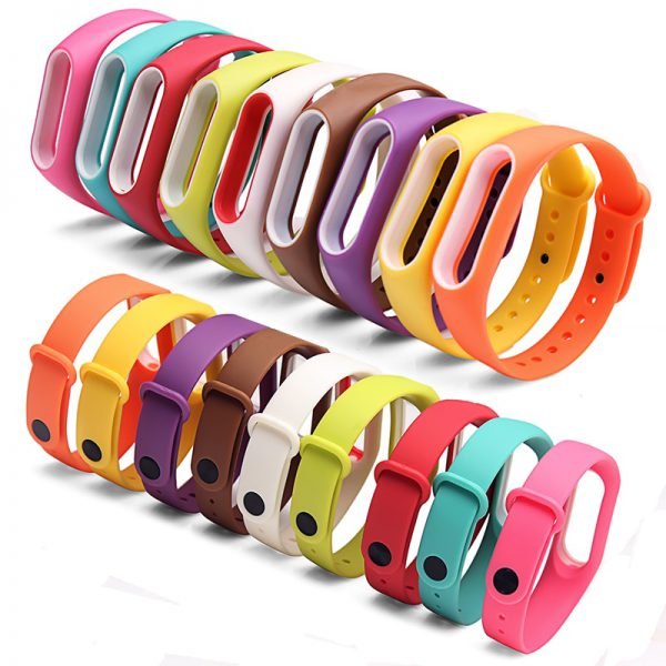 Sport Strap for mi band 2 Bracelet Anti-Lost Strengthen Silicone Strap for Xiaomi mi band 2 Replacement Strap for mi band 2 - Image 2