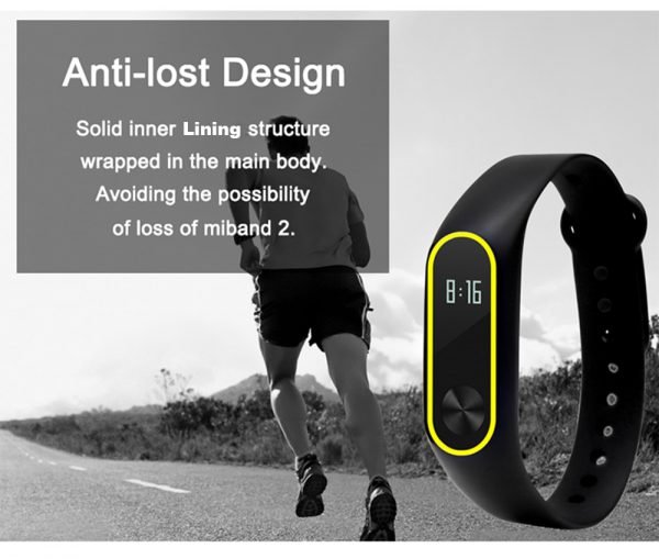 Sport Strap for mi band 2 Bracelet Anti-Lost Strengthen Silicone Strap for Xiaomi mi band 2 Replacement Strap for mi band 2 - Image 5
