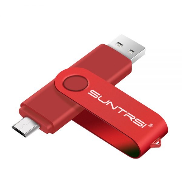 Sunstrsi USB Flash Drive for Android Smart Phone 64GB pen drive 32GB OTG pendrive Metal usb flash 16GB OTG usb stick 8GB USB 2.0 - Image 2