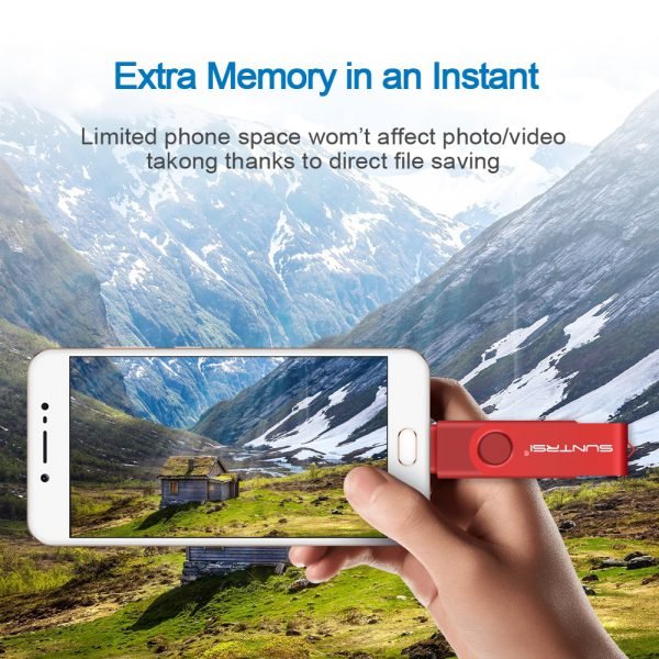 Sunstrsi USB Flash Drive for Android Smart Phone 64GB pen drive 32GB OTG pendrive Metal usb flash 16GB OTG usb stick 8GB USB 2.0 - Image 6
