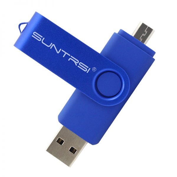 Suntrsi Smart Phone USB Flash Drive Metal Pen Drive 64gb pendrive 8gb OTG external storage micro usb memory stick Flash Drive - Image 2