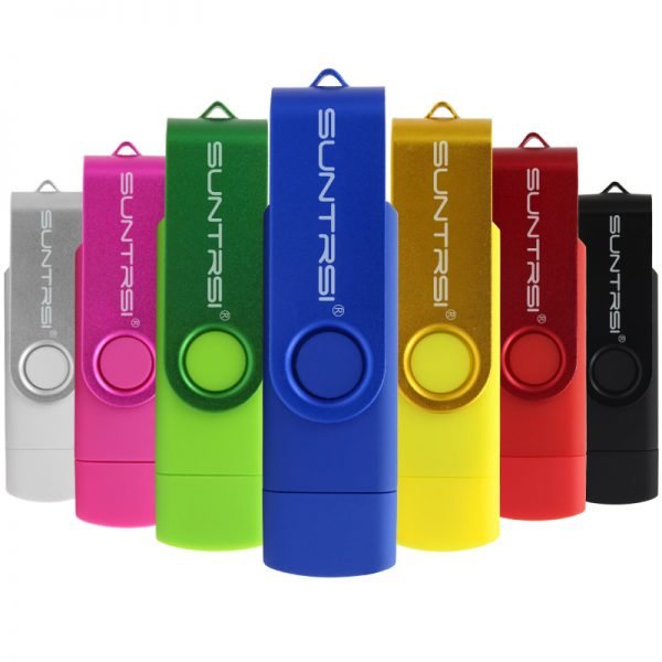 Suntrsi Smart Phone USB Flash Drive Metal Pen Drive 64gb pendrive 8gb OTG external storage micro usb memory stick Flash Drive - Image 5
