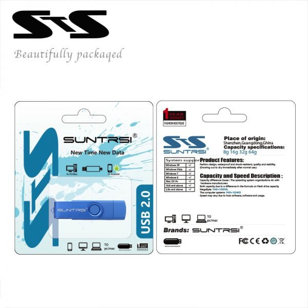 Suntrsi Smart Phone USB Flash Drive Metal Pen Drive 64gb pendrive 8gb OTG external storage micro usb memory stick Flash Drive - Image 6