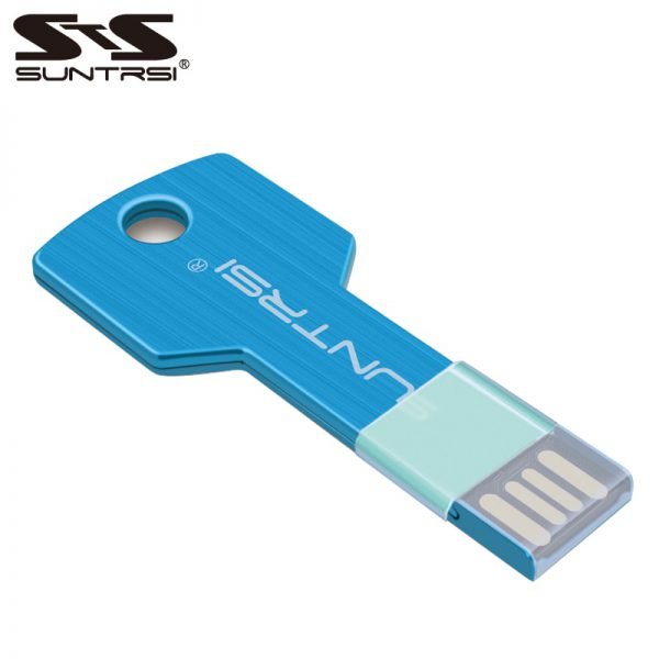 Suntrsi USB Flash Drive 64GB Metal Key Pendrive 64GB Waterproof Pen Drive USB 2.0 USB Stick Memory Stick USB Flash Custom Metal