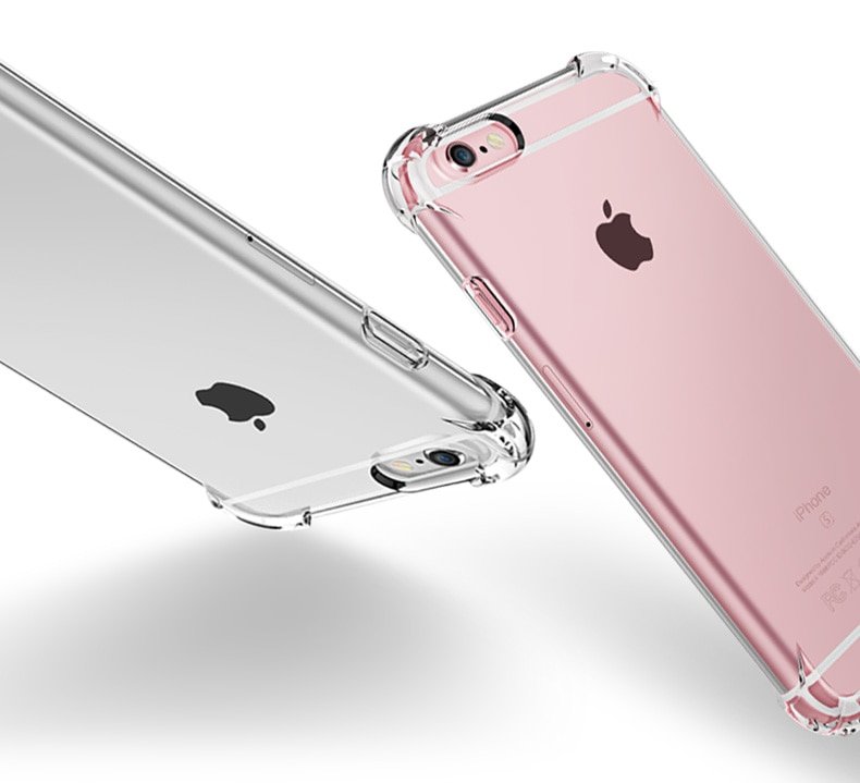 Super Shockproof Clear Soft Case for iPhone 5 5S SE 6 7 8 Plus 6SPlus 7Plus 8Plus X S R MAX Silicon Luxury Cell Phone Back Cover - Image 3