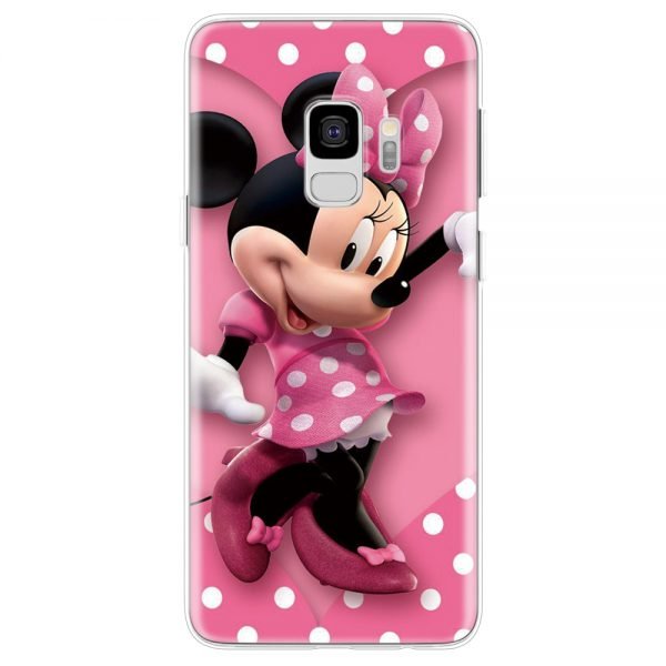 TPU Fundas For Coque Samsung Galaxy J3 J5 J7 A3 A5 2016 2017 J4 J6 A6 A7 A8 2018 Note 8 9 S7 Edge S8 S9 Plus Minnie Mickey Case - Image 3