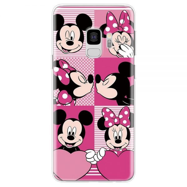 TPU Fundas For Coque Samsung Galaxy J3 J5 J7 A3 A5 2016 2017 J4 J6 A6 A7 A8 2018 Note 8 9 S7 Edge S8 S9 Plus Minnie Mickey Case - Image 2