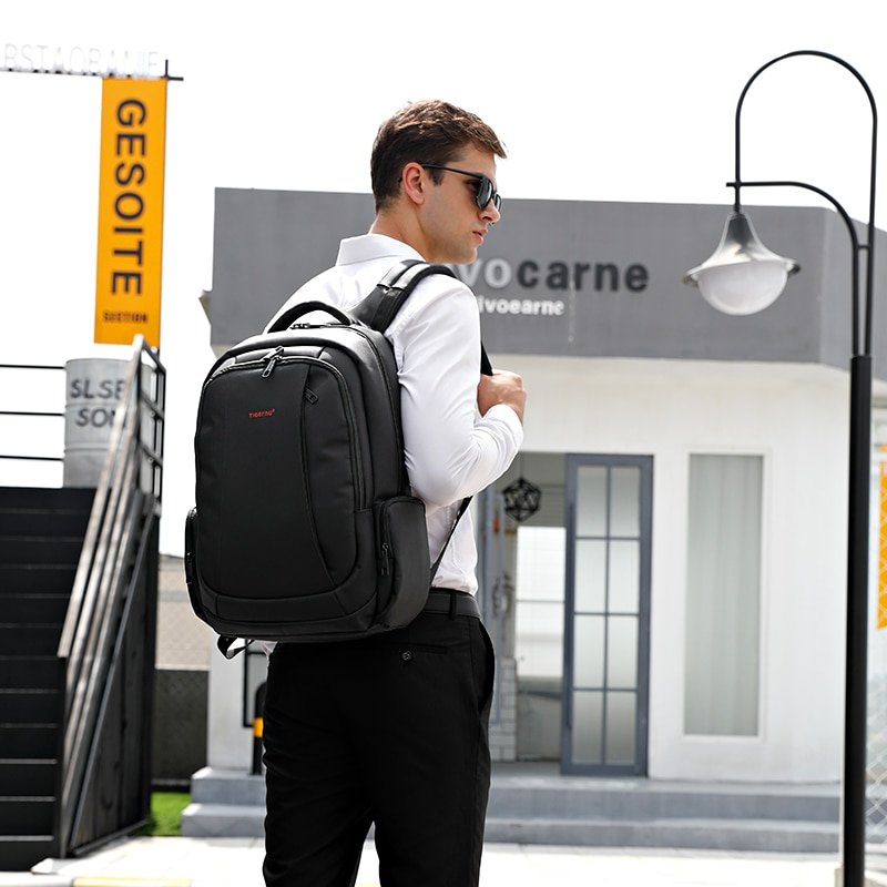 Tigernu Anti Theft Nylon 27L Men 15.6 inch Laptop Backpacks School Fashion Travel Male Mochilas Feminina Casual Women Schoolbag - Image 6