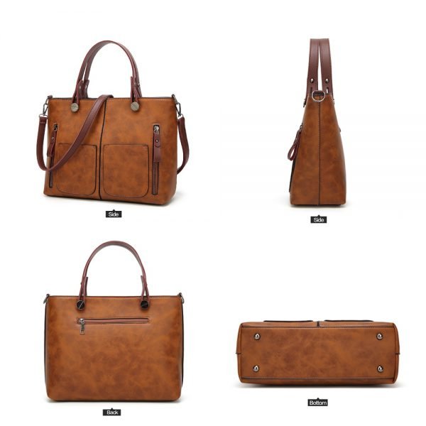 Tinkin Vintage Shoulder Bag Female Causal Totes for Daily Shopping - Image 4