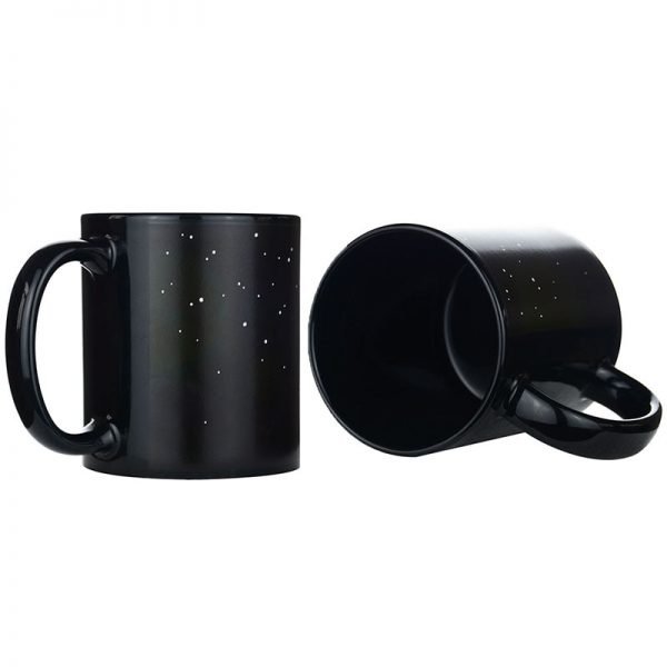 Transhome Creative Color Changing Mug Porcelain Mug Ceramic Solar Magic Coffee Cup Travel Coffee Mugs Portable Tea Cup 380ml - Image 4